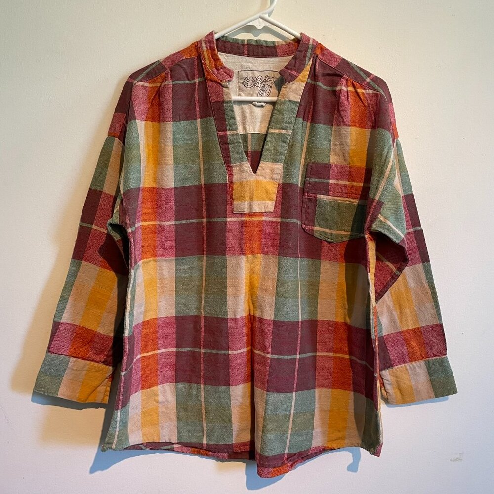 EUC Ace&jig Lizzie shirt in Daquiri